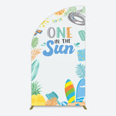 Aperturee - Aperturee Fresh Summer One In The Sun Birthday Half Moon Arch Backdrop